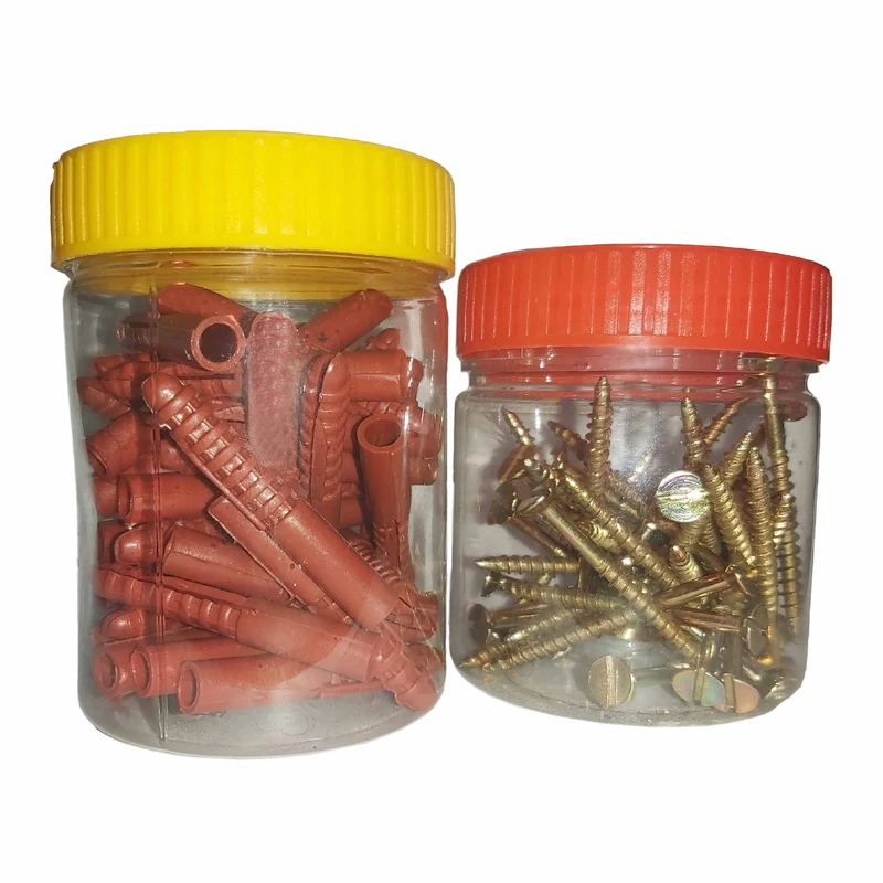 پیچ و رول پلاک مدل R6PC80 مجموعه 80 عددی