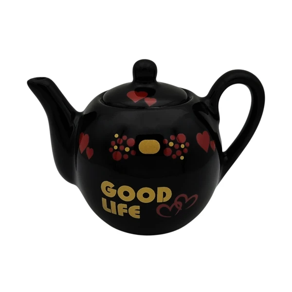 قوری زعفران مدل گرد کد 11162xgood گنجایش 250 میلی لیتر