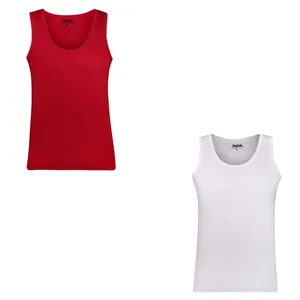 زیرپوش رکابی یقه گرد مردانه ماییلدا مدل 4712-5 بسته دو عددی