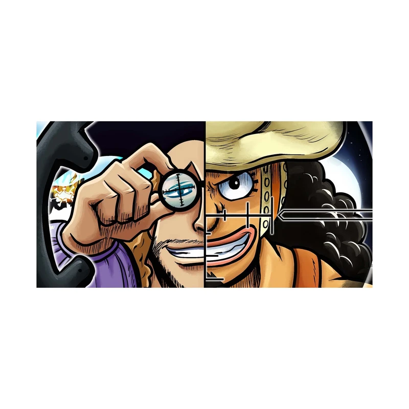 استیکر لپ تاپ و موبایل مدل انیمه طرح وان پیس اوسوپ one piece usopp کد 4686