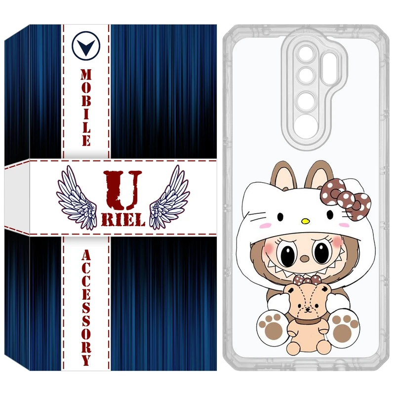 کاور یوریل مدل Clear کد 124 طرح لبوبو Labubu مناسب برای گوشی موبایل شیائومی Redmi Note 8 Pro