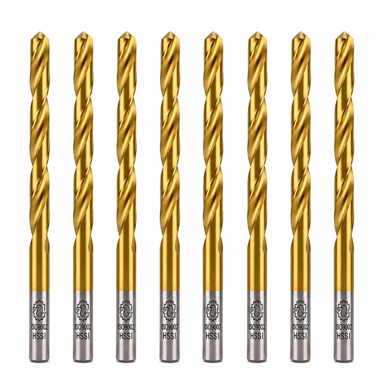 مته تی جی مدل HSS Titanium  سایز 9 میلی متر مجموعه 8 عددی 
