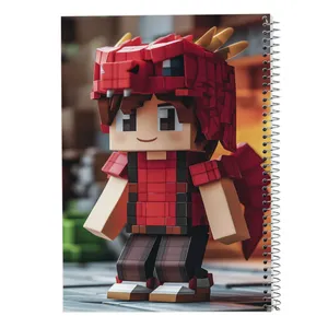 دفتر مشق 50 برگ مدوپد مدل ماینکرفت minecraft کد DF14009