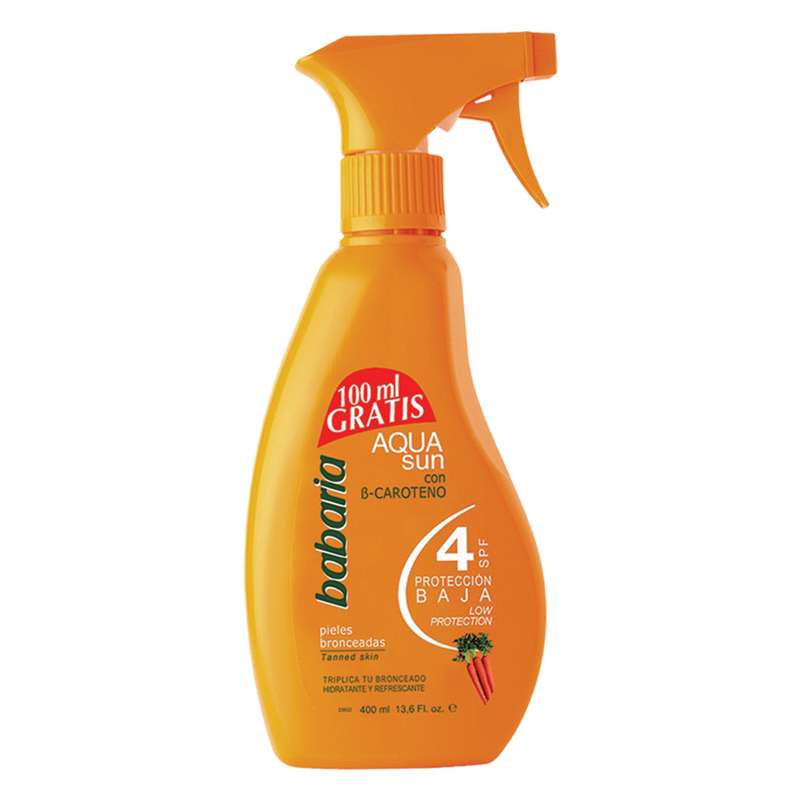 اسپری تثبیت کننده پوست برنز مدل AQUA SUN حجم 300 میلی لیتر