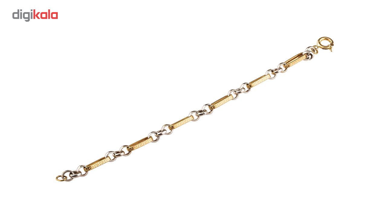 دستبند طلا 18عیار گالری طلا باران مدل 402