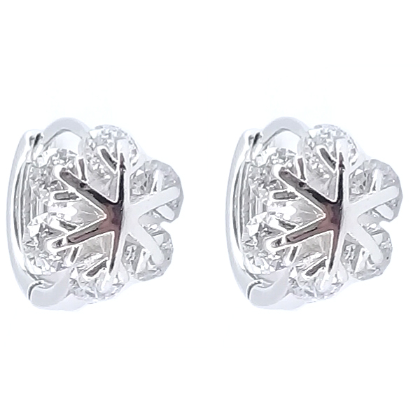 گوشواره دخترانه ژوپینگ مدل برف کد 3865