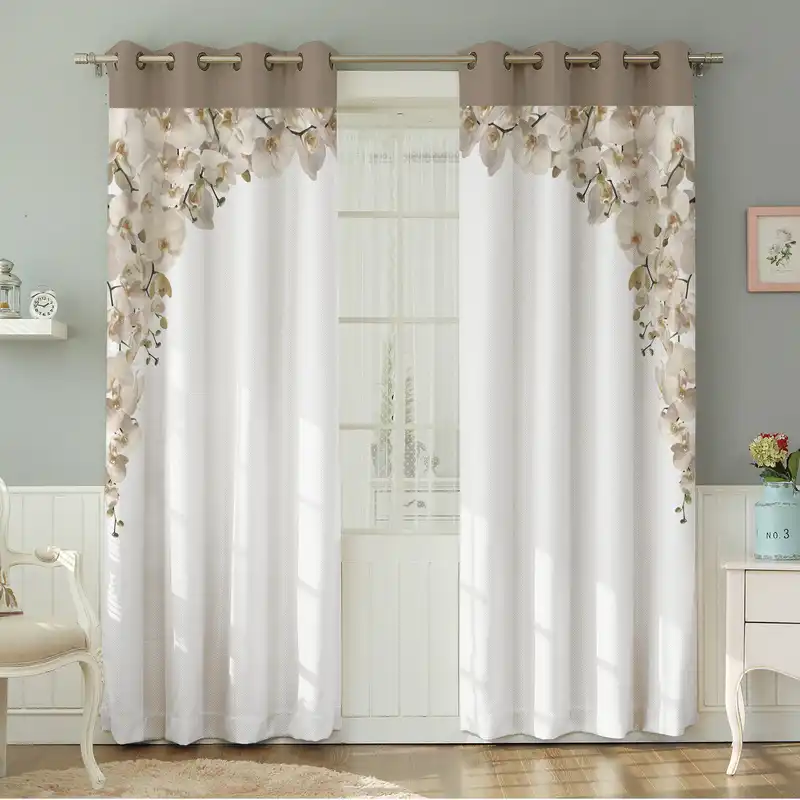 پرده نیروانا طرح سنتی  مدل مخمل کد 8432 سایز 140×280 سانتی متر