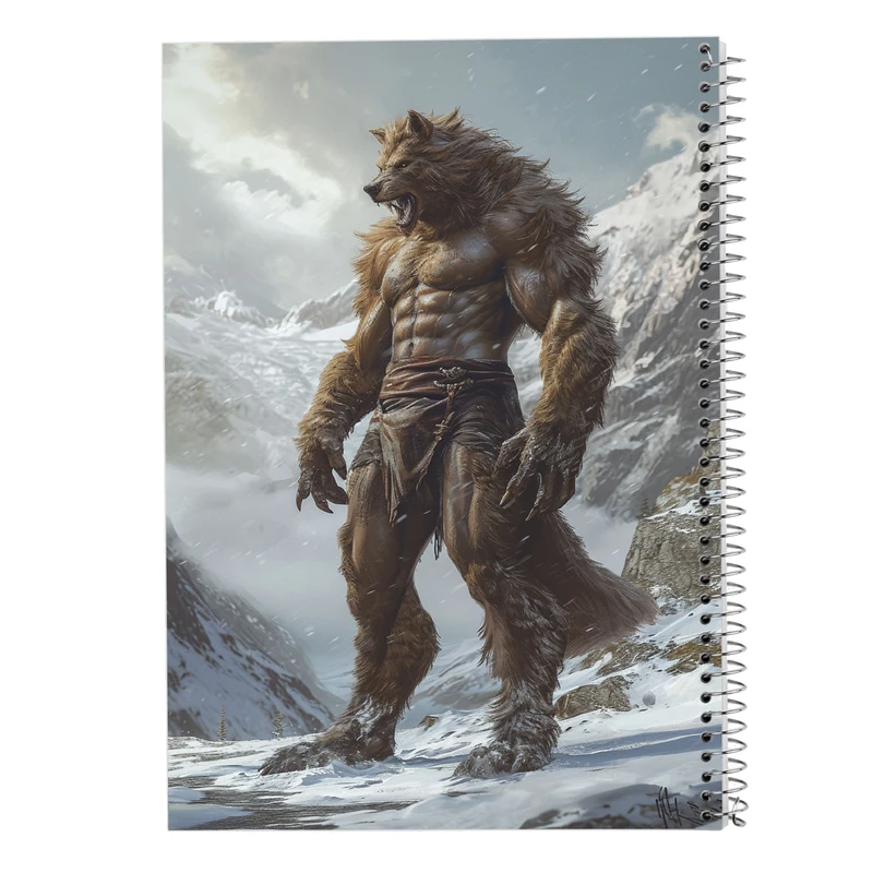 دفتر لیست خرید 50 برگ مدوپد مدل حیوانات جنگجو کد DF14810