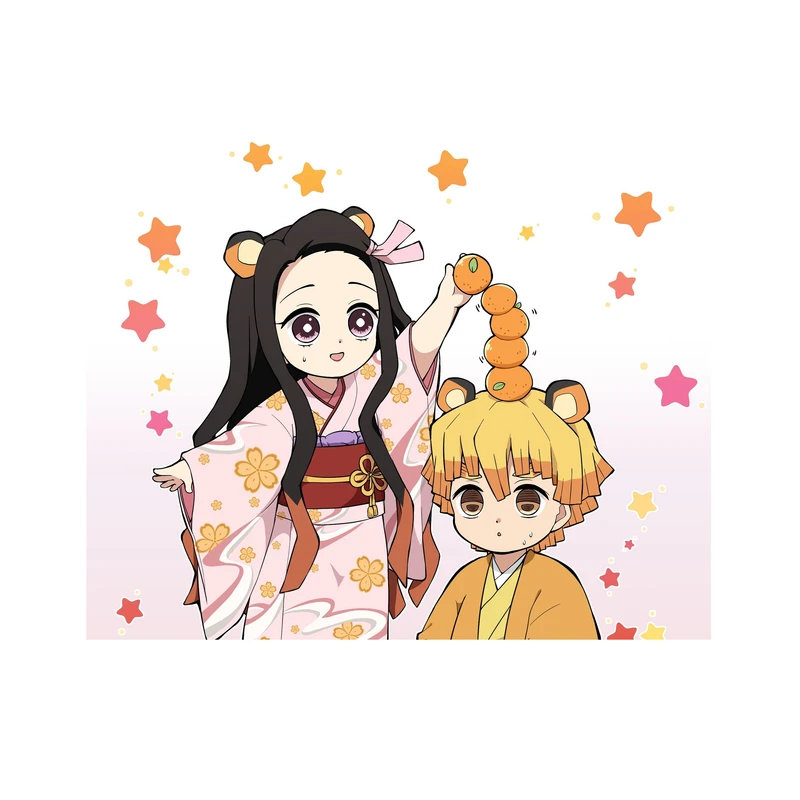 استیکر لپ تاپ و موبایل مدل انیمه طرح شیطان کش زنیتسو آگاتسوما demon slayer Zenitsu Agatsuma کد 753