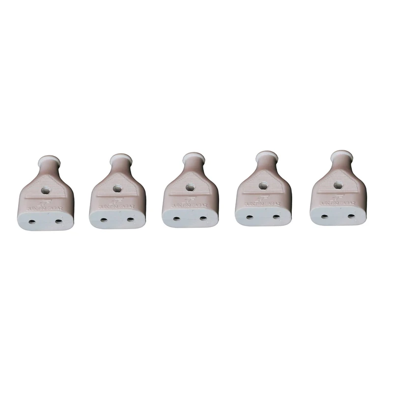 دو شاخه مادگی فراز الکتریک کد White بسته 5 عددی 
