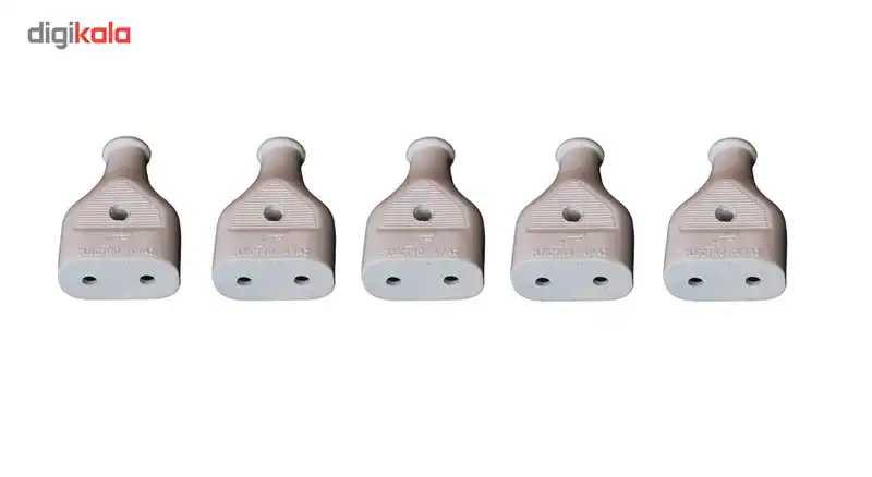 دو شاخه مادگی فراز الکتریک کد White بسته 5 عددی
