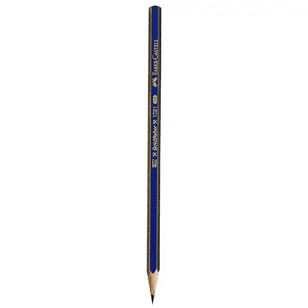 مداد مشکی فابر کاستل مدل گلدفابر با درجه سختی نوک 5B
