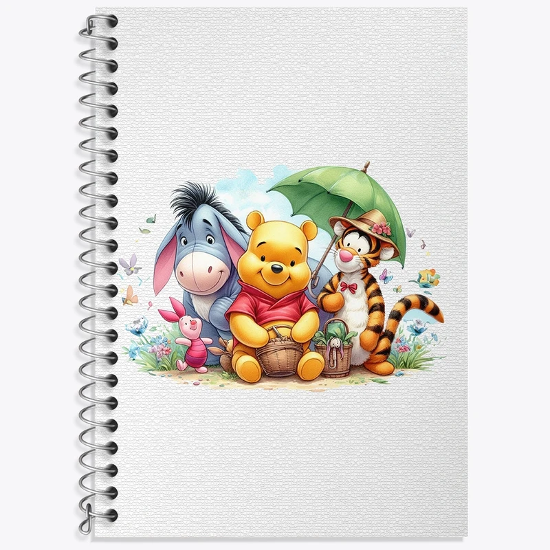 دفتر لغت 50 برگ خندالو طرح وینی پو کد N1213