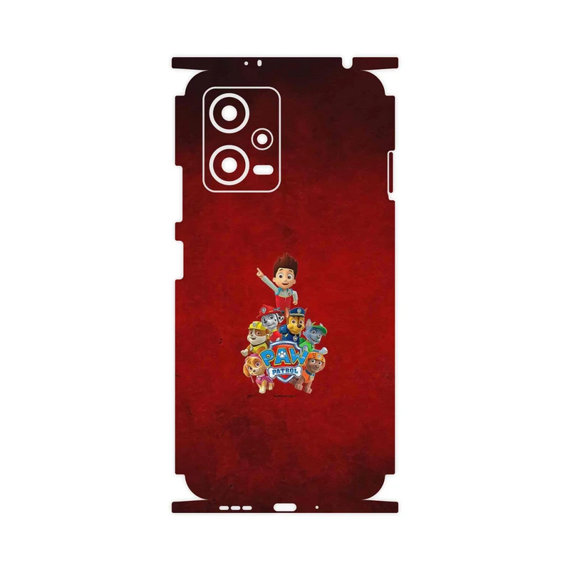 برچسب پوششی ماهوت مدل Paw Patrol-FullSkin مناسب برای گوشی موبایل شیائومی Redmi Note 12 5G