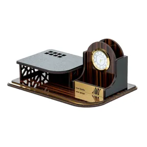 ساعت رومیزی حال مدل آبنوس