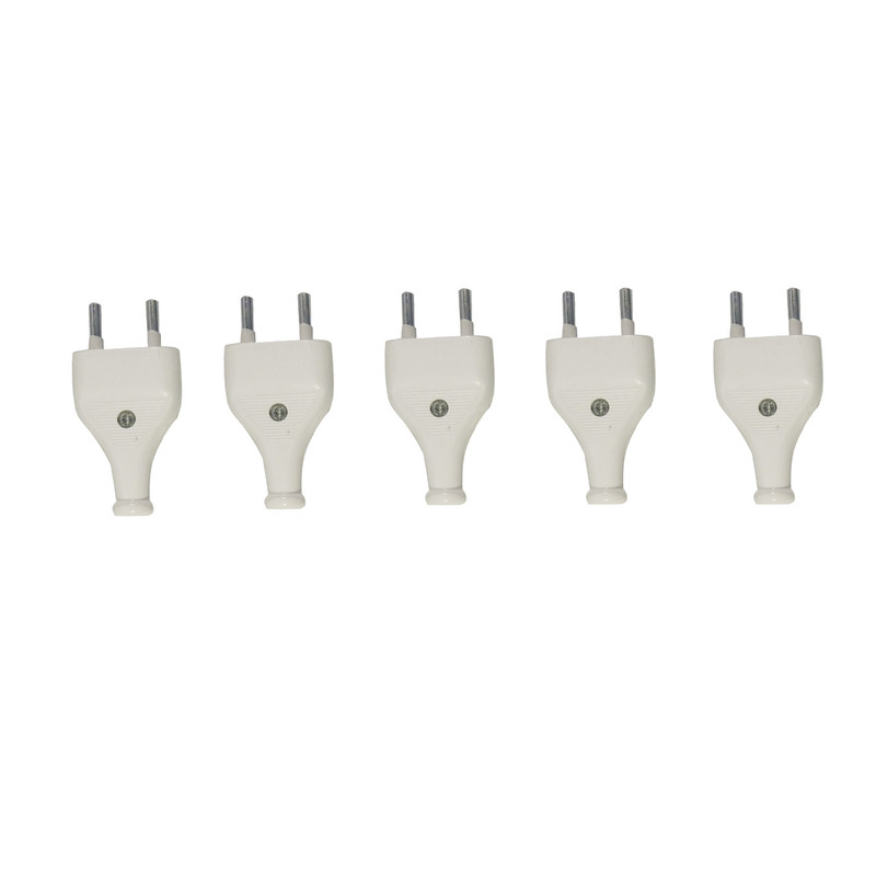 دوشاخه برق الکترو فراز کد White بسته 5 عددی دوشاخه برق الکترو فراز کد White بسته 5 عددی