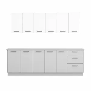کابینت آشپزخانه زمینی/دیواری 11در مدل راشل