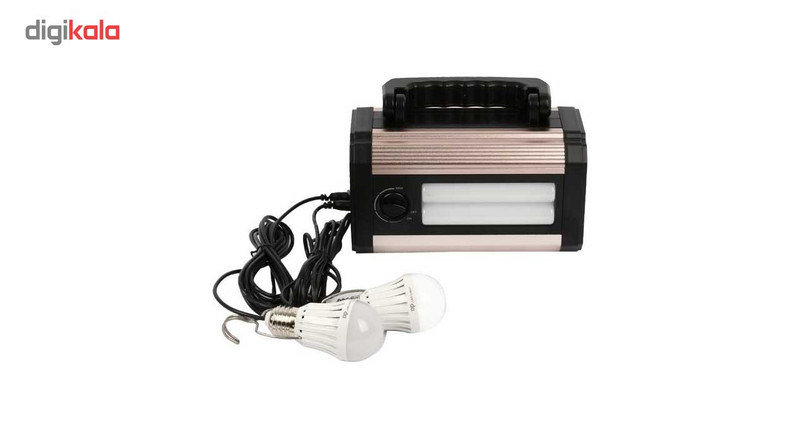 نورافکن دی پی مدل 7704 به همراه پنل خورشیدی