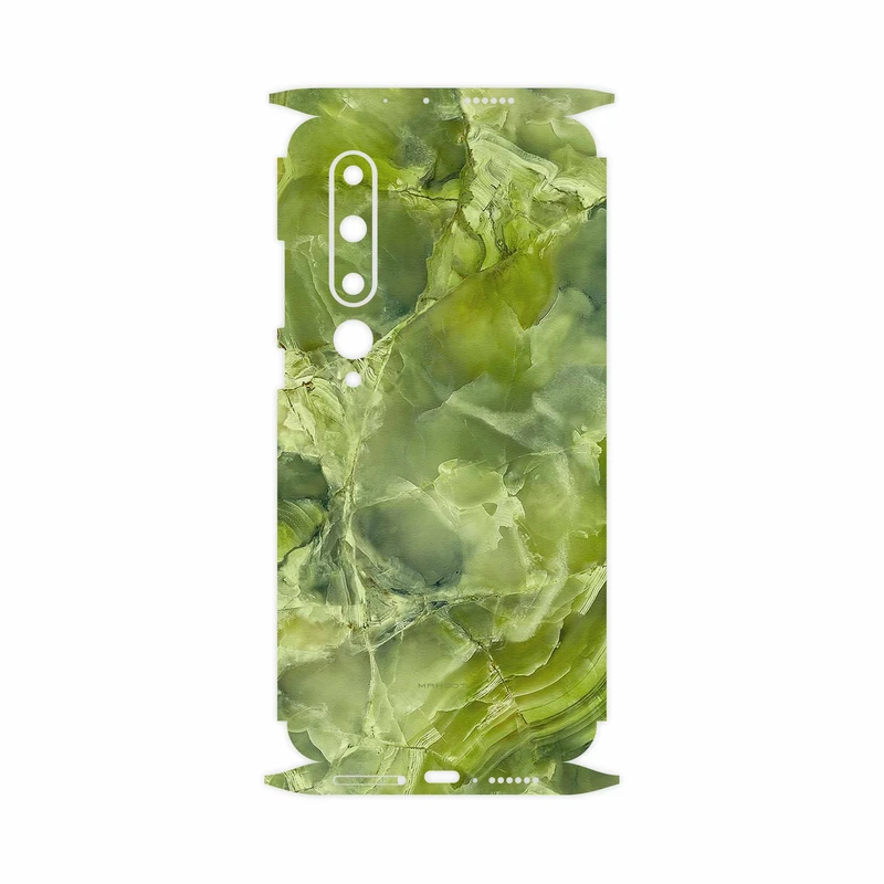 برچسب پوششی ماهوت مدل Green Crystal Marble-FullSkin مناسب برای گوشی موبایل شیائومی Mi 10 5G