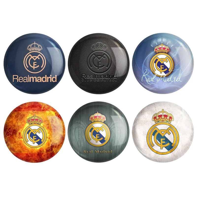 مگنت خندالو طرح باشگاه رئال مادرید Real Madrid کد 1696B مجموعه 6 عددی