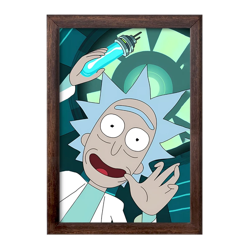 تابلو خندالو طرح ریک و مورتی (Rick and Morty) کد F4010
