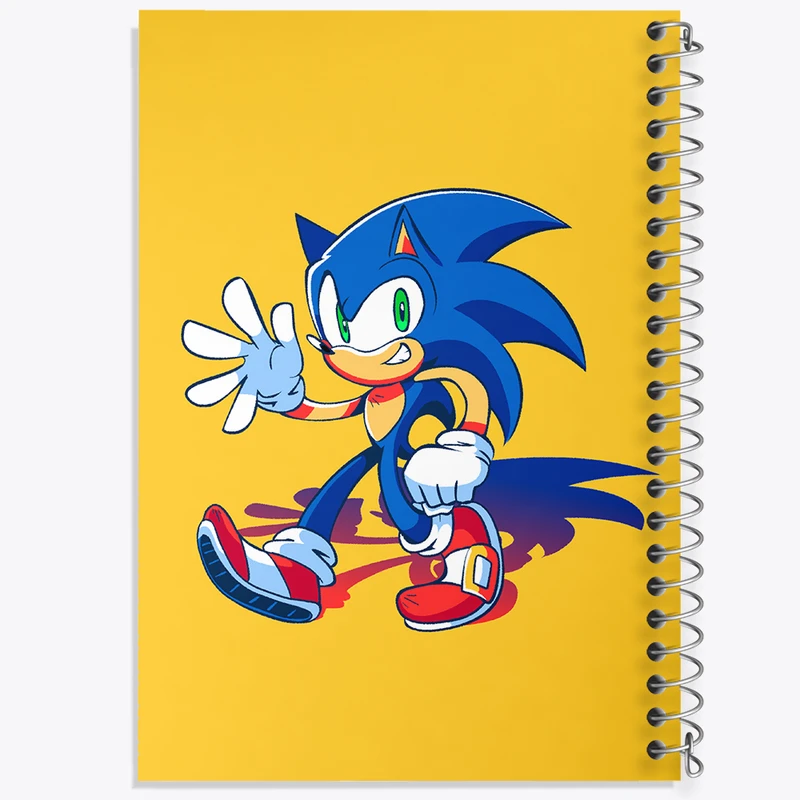 دفتر مشق 50 برگ خندالو طرح سونیک (Sonic) کد 37015