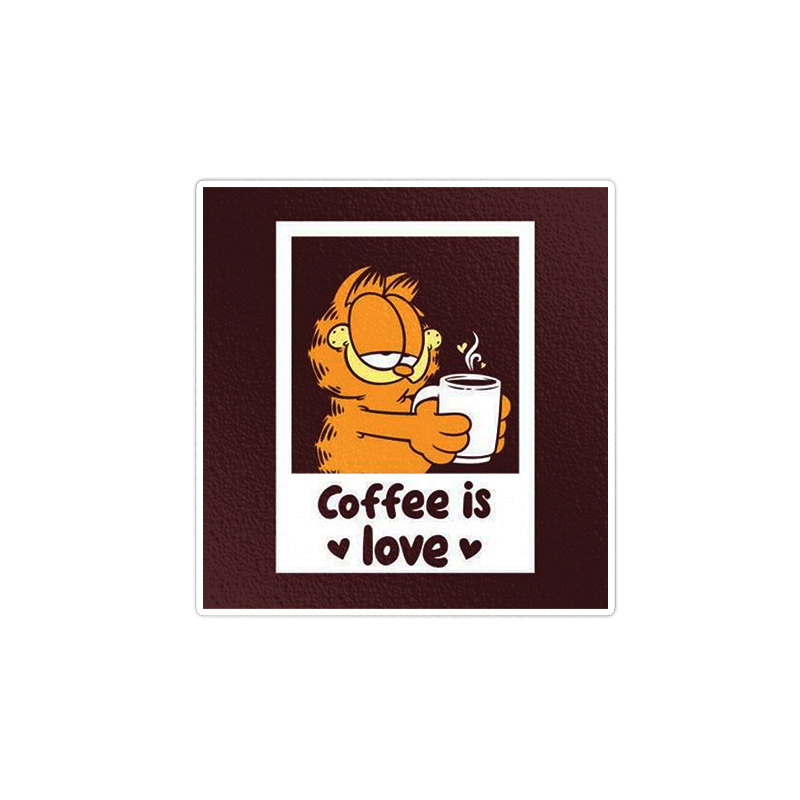 استیکر لپ تاپ ماسا دیزاین طرح COFFEE مدل STKA00285