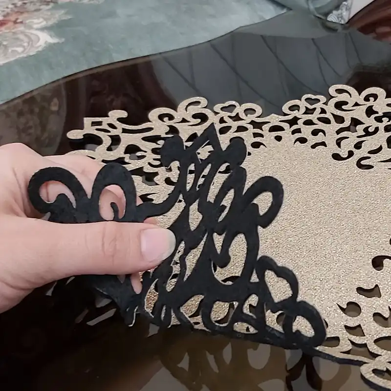 ست رومیزی 3 تکه مدل HD_Sq1