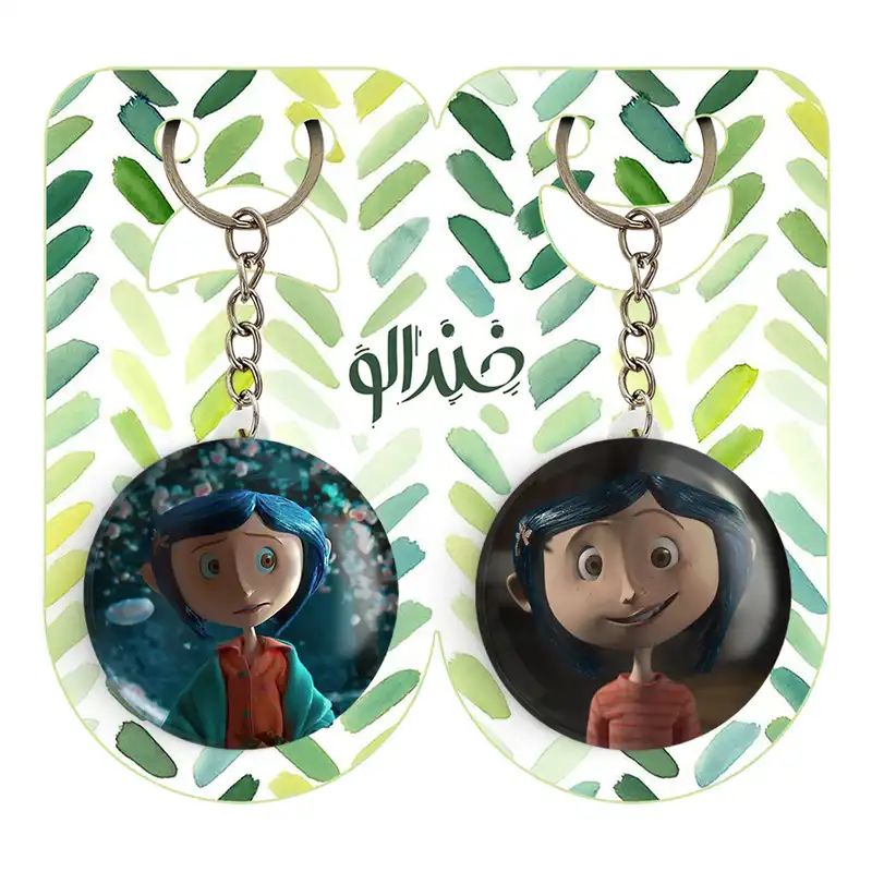 جاکلیدی خندالو مدل کورالاین Coraline کد 2080020795 مجموعه 2 عددی