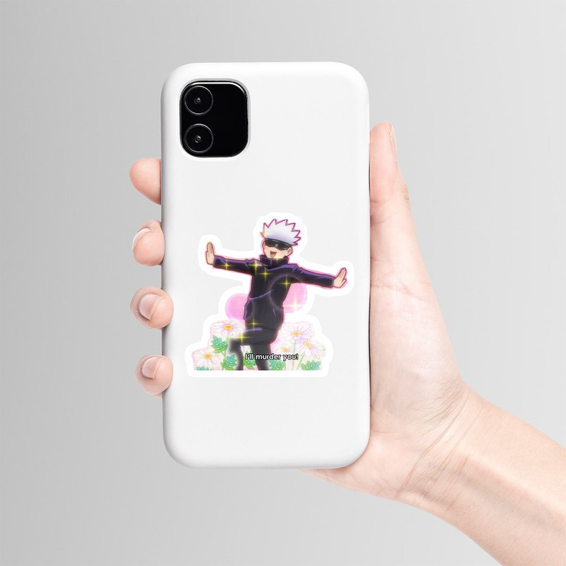 استیکر لپ تاپ و موبایل بووم طرح Anime Jujutsu Kaisen مدل Saturo کد PS4