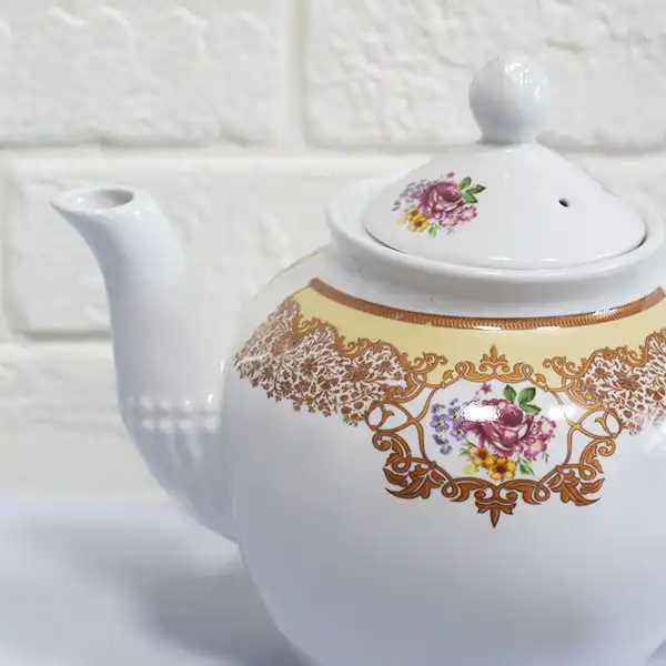 قوری وونچی مدل گلدار 11 کوپ