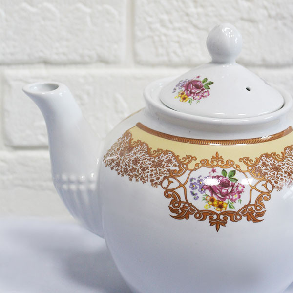 قوری وونچی مدل گلدار 11 کوپ