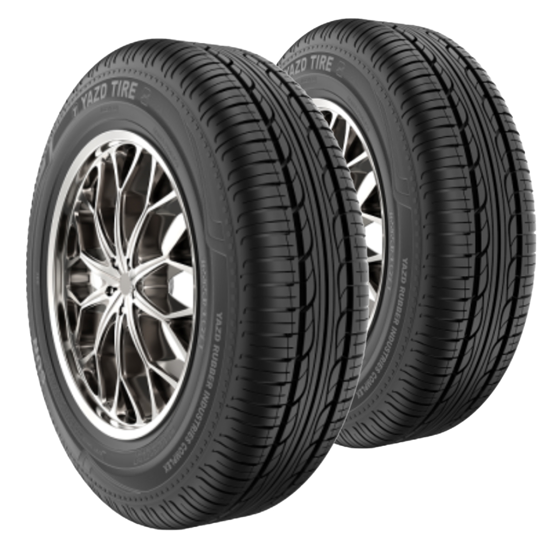 لاستیک خودرو یزد تایر مدل T- SUN سایز 13 / 65 / 165 تولید سال 1404 - 2 حلقه