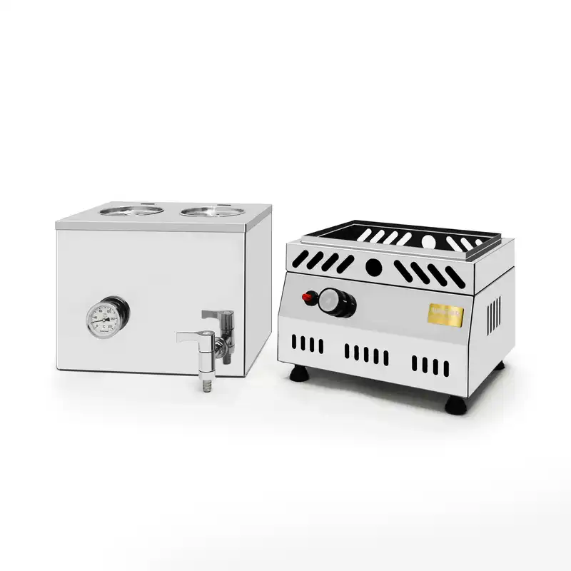 سماور گازی پارسا تجهیز جمالی مدل کافی شاپ ظرفیت 20 لیتر