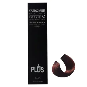 رنگ مو کاترومر شماره 64-6 حجم 100 میلی لیتر رنگ بلوند ماهاگونی تیره 