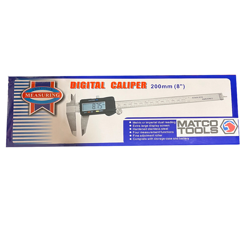 کولیس دیجیتال ماتکو تولز مدل KDM200 گستره 0-200 میلیمتر کولیس دیجیتال ماتکو تولز مدل KDM200 گستره 0-200 میلیمتر