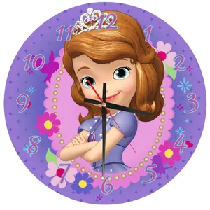 ساعت دیواری کودک مدل پرنسس سوفیا کد W30022