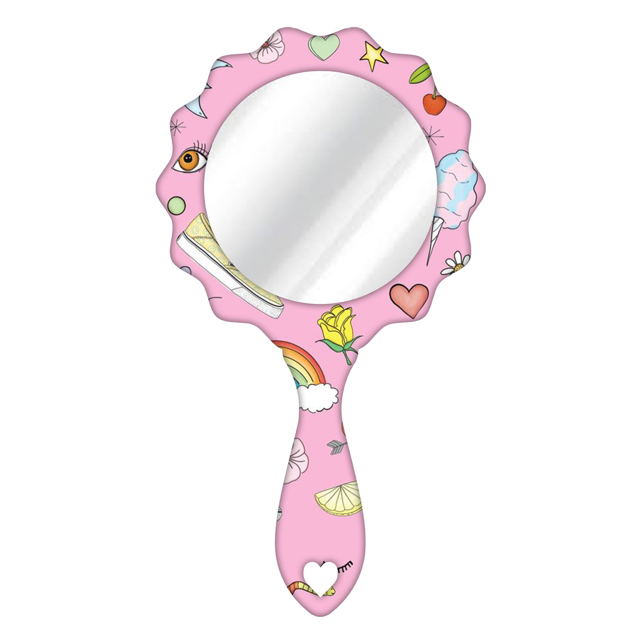 آینه آرایشی مدل فانتزی کد AY1079