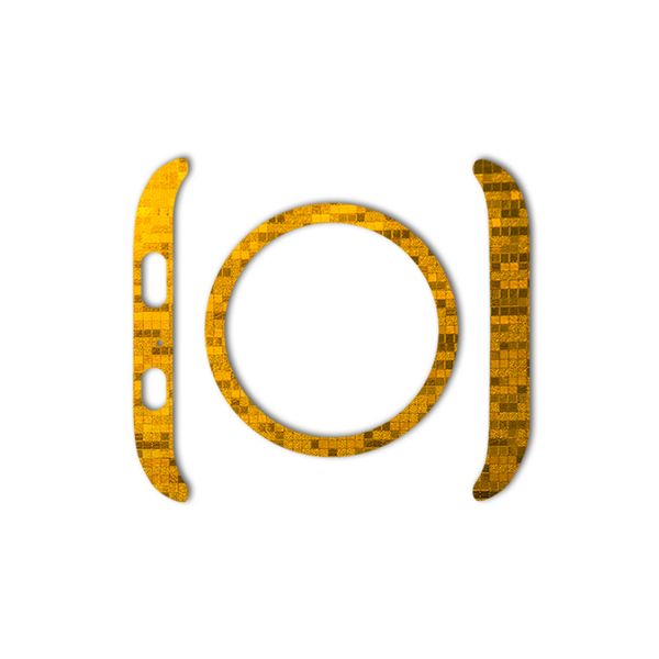 بسته 2 عددی برچسب ماهوت مدل Gold-pixel Special مناسب برای ساعت هوشمند Samsung Gear S2 Classic بسته 2 عددی برچسب ماهوت مدل Gold-pixel Special مناسب برای ساعت هوشمند Samsung Gear S2 Classic