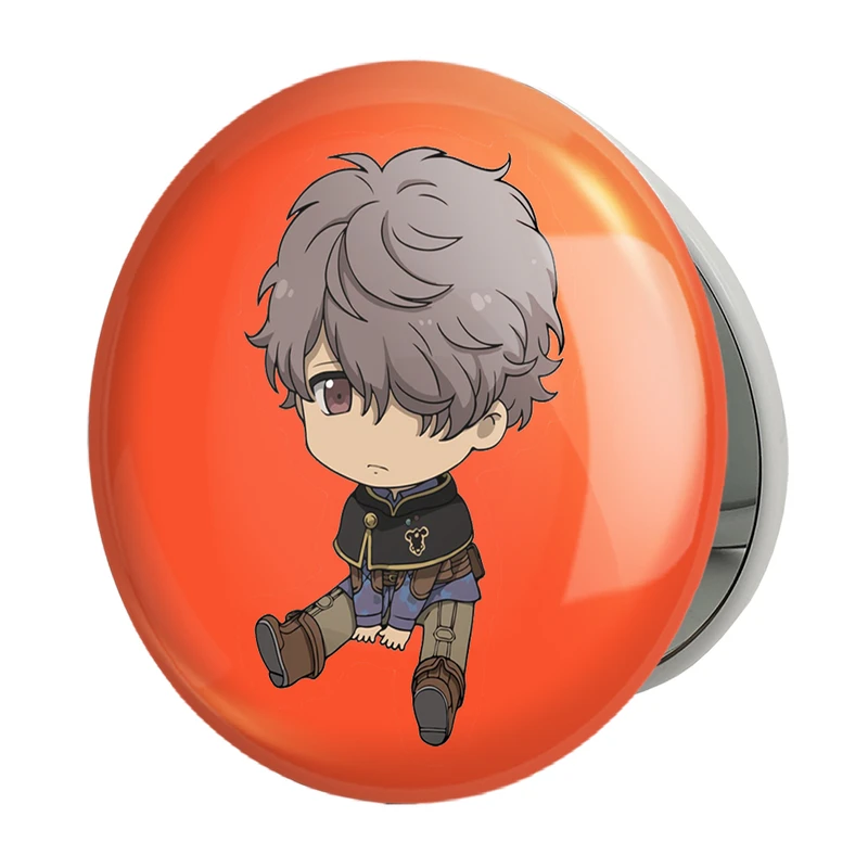 آینه جیبی خندالو طرح گوش آدلی انیمه بلک کلاور Black Clover مدل تاشو کد 10258 