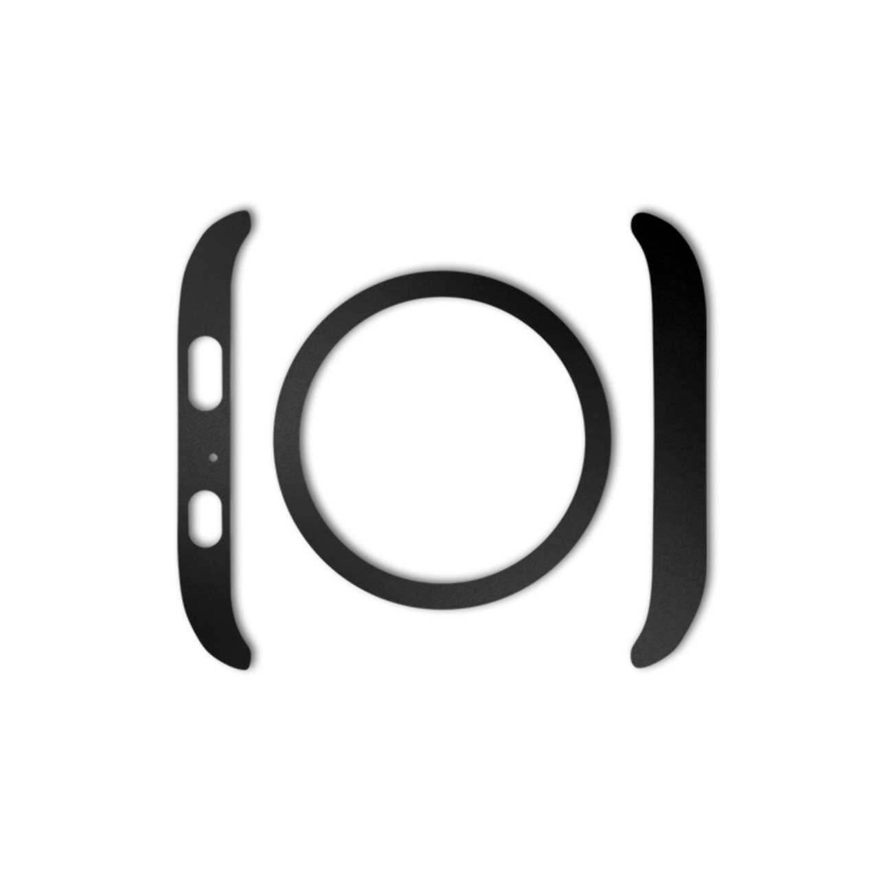 بسته 2 عددی برچسب ماهوت مدل Black-color-shades Special مناسب برای ساعت هوشمند Samsung Gear S2 Classic
