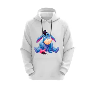 هودی زنانه مدل الاغ کد J216 رنگ سفید