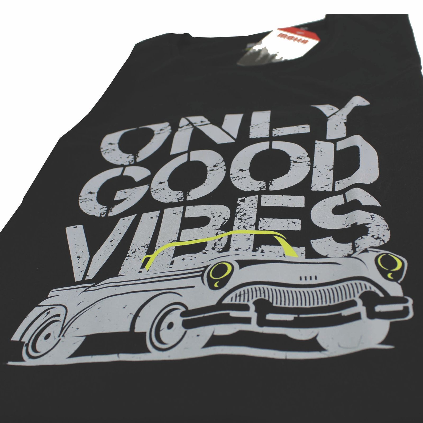 تی شرت آستین کوتاه مردانه موها فیتنس مدل ONLY GOOD VIBES - B -  - 10