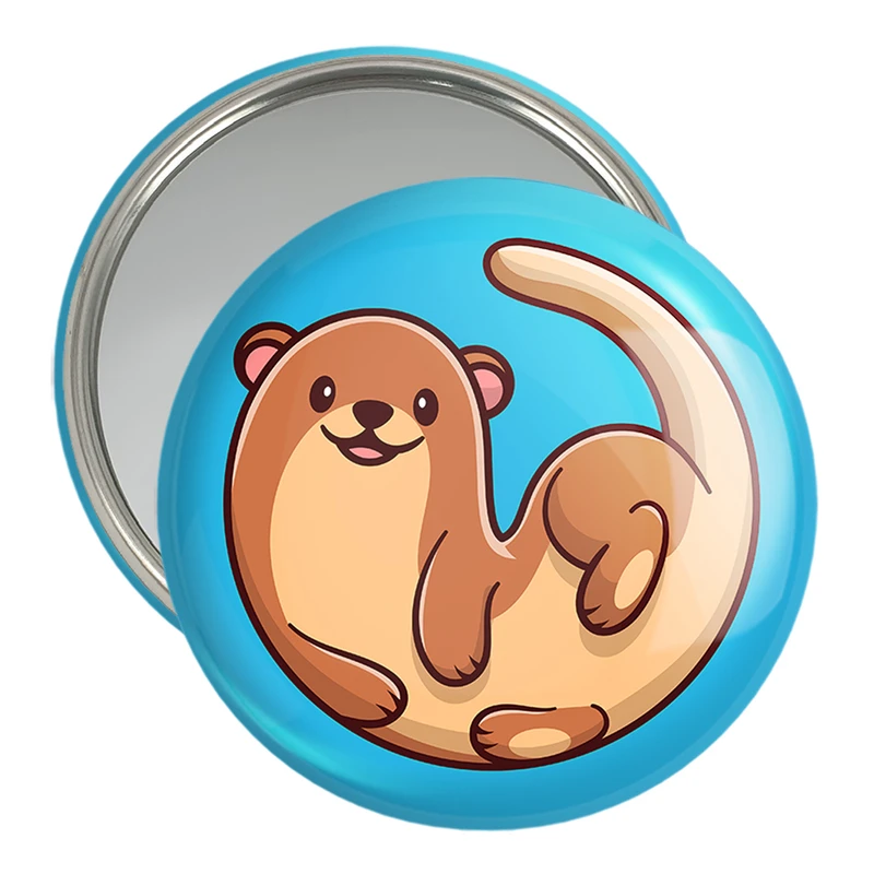 آینه جیبی خندالو مدل حیوانات بامزه سمور کد 29646