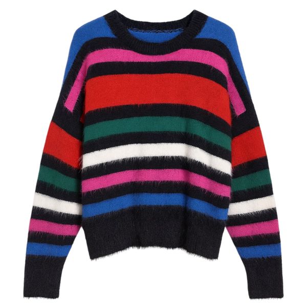 پلیور یقه گرد زنانه مدل 1807