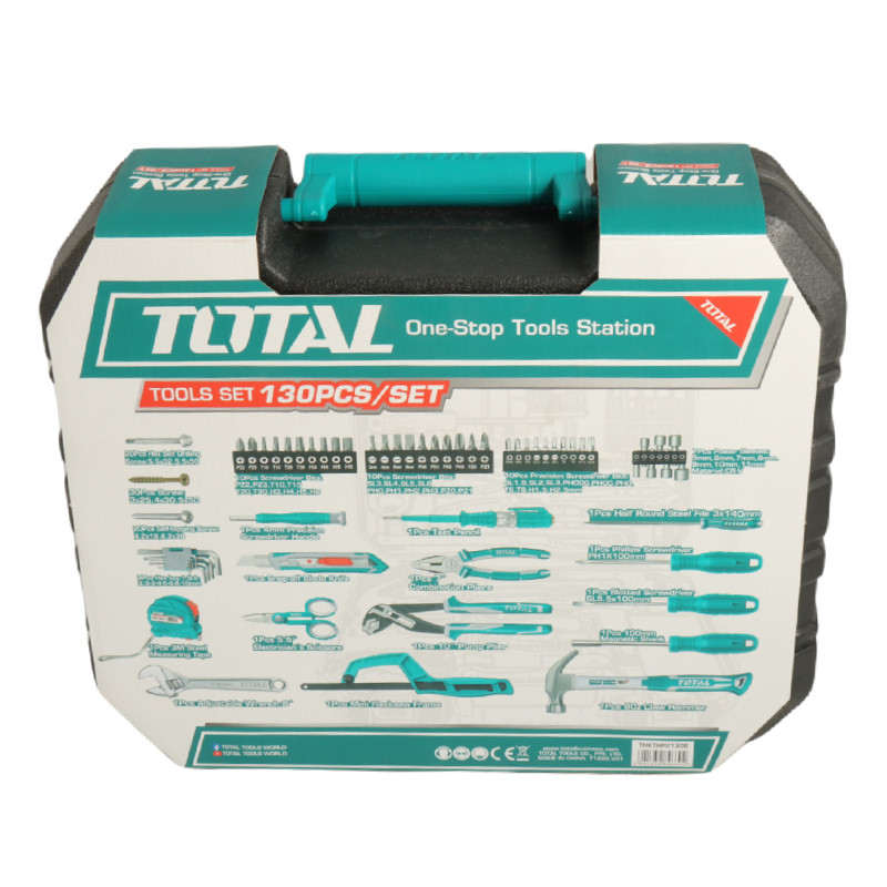 مجموعه 130 عددی ابزار توتال مدل T130 مجموعه 130 عددی ابزار توتال مدل T130