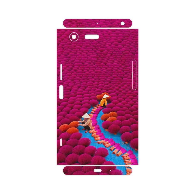 برچسب پوششی ماهوت مدل Vietnam Incense Wood Farms-FullSkin مناسب برای گوشی موبایل سونی Xperia XZ Premium