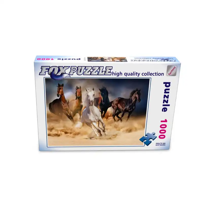 پازل 1000 تکه فاکس مدل یورش اسب ها