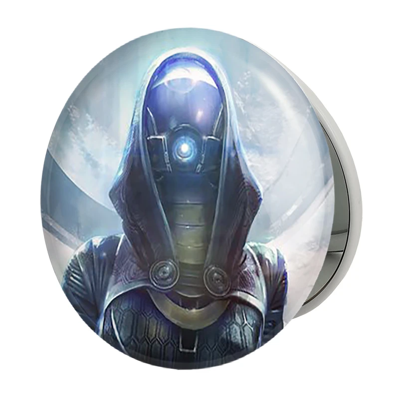 آینه جیبی خندالو طرح بازی مس افکت (Mass Effect) مدل تاشو کد 31559