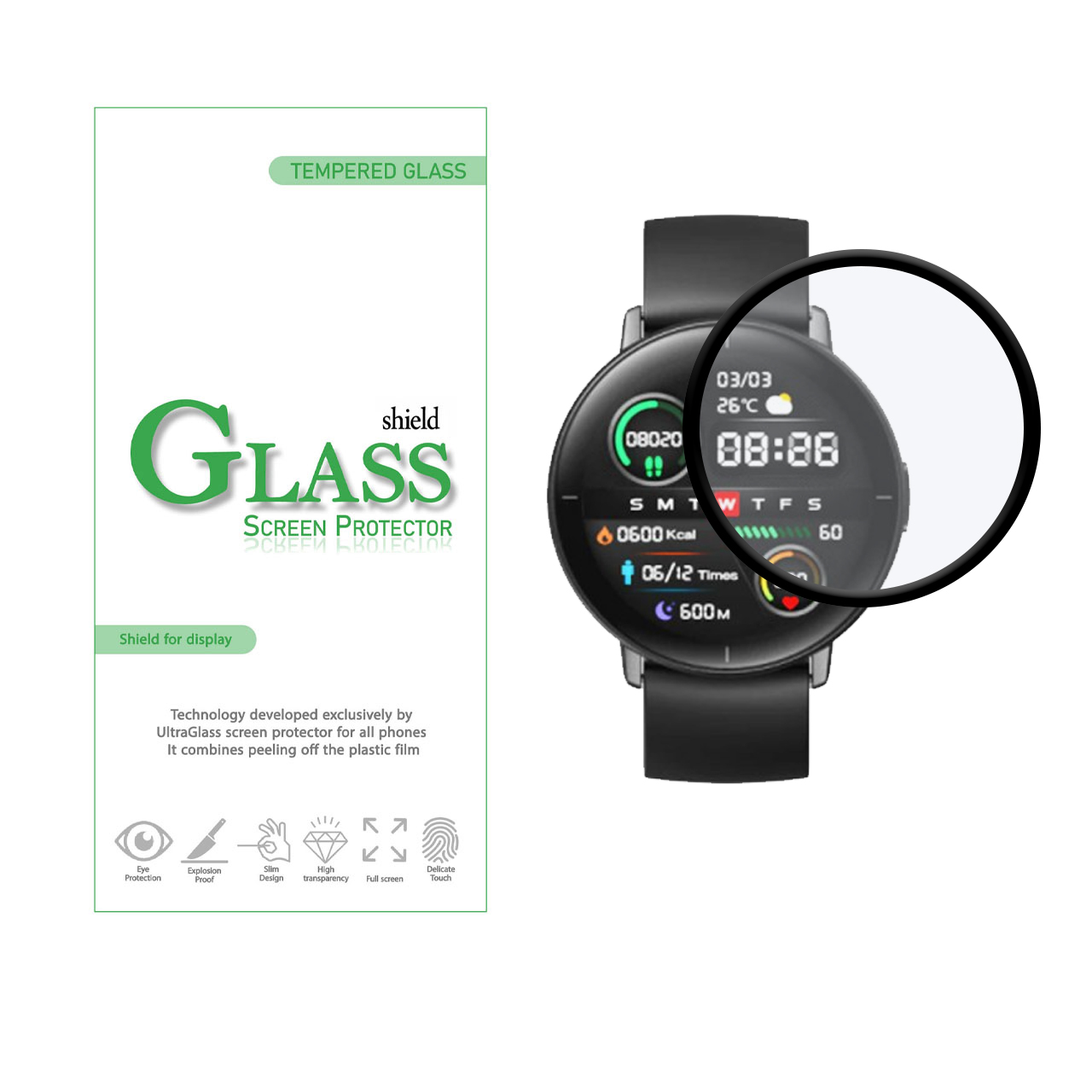 نقد و بررسی محافظ صفحه نمایش شیلد گلس مدل PMMA مناسب برای ساعت هوشمند شیایومی Mibro Lite توسط خریداران
